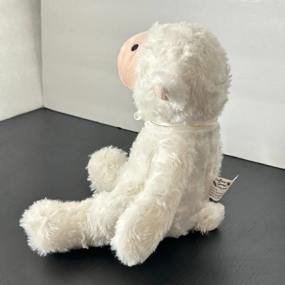 Jesus Loves‎ Me Lamb Plush Soft White Musical Children Stuffed Animal Toy 10